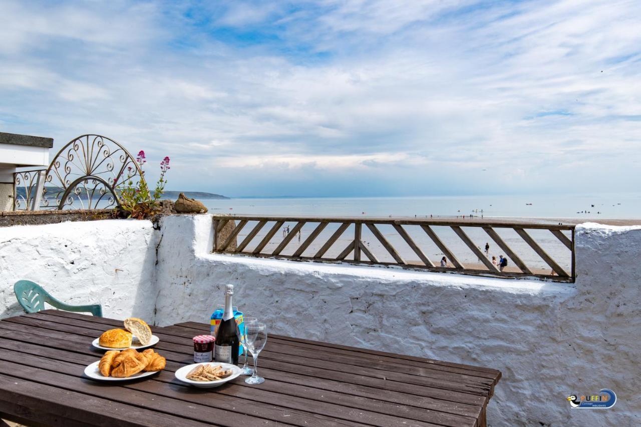 Kilmore - Beach Front House, Direct Beach Access, Spectacular Sea Views Saundersfoot Exteriör bild
