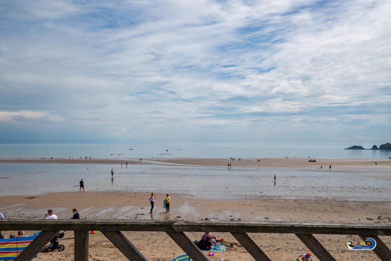 Kilmore - Beach Front House, Direct Beach Access, Spectacular Sea Views Saundersfoot Exteriör bild